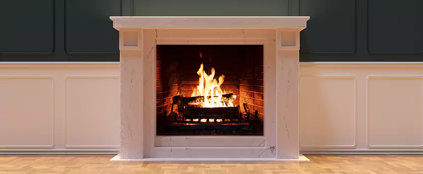 Open Flame Wood-Burning Fireplace Installation Services in New Braunfels, Texas