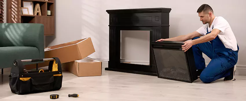 Old Rusted Metal Fireplace Repair And Replacement in New Braunfels, TX